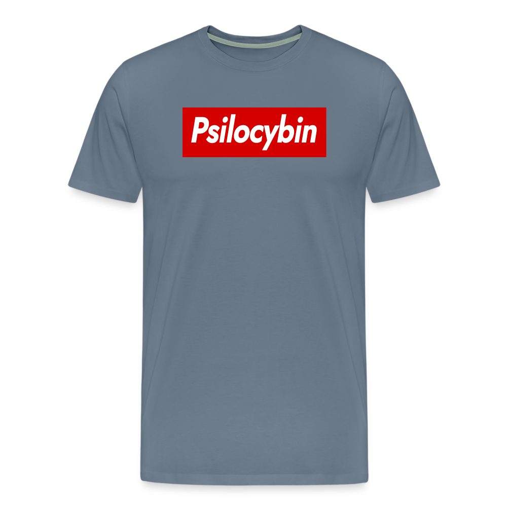 Psilocybin Graphic Premium T-Shirt - steel blue