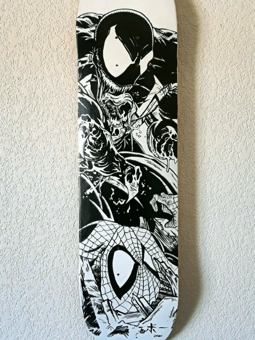 Hand Painted Spider-Man Deck