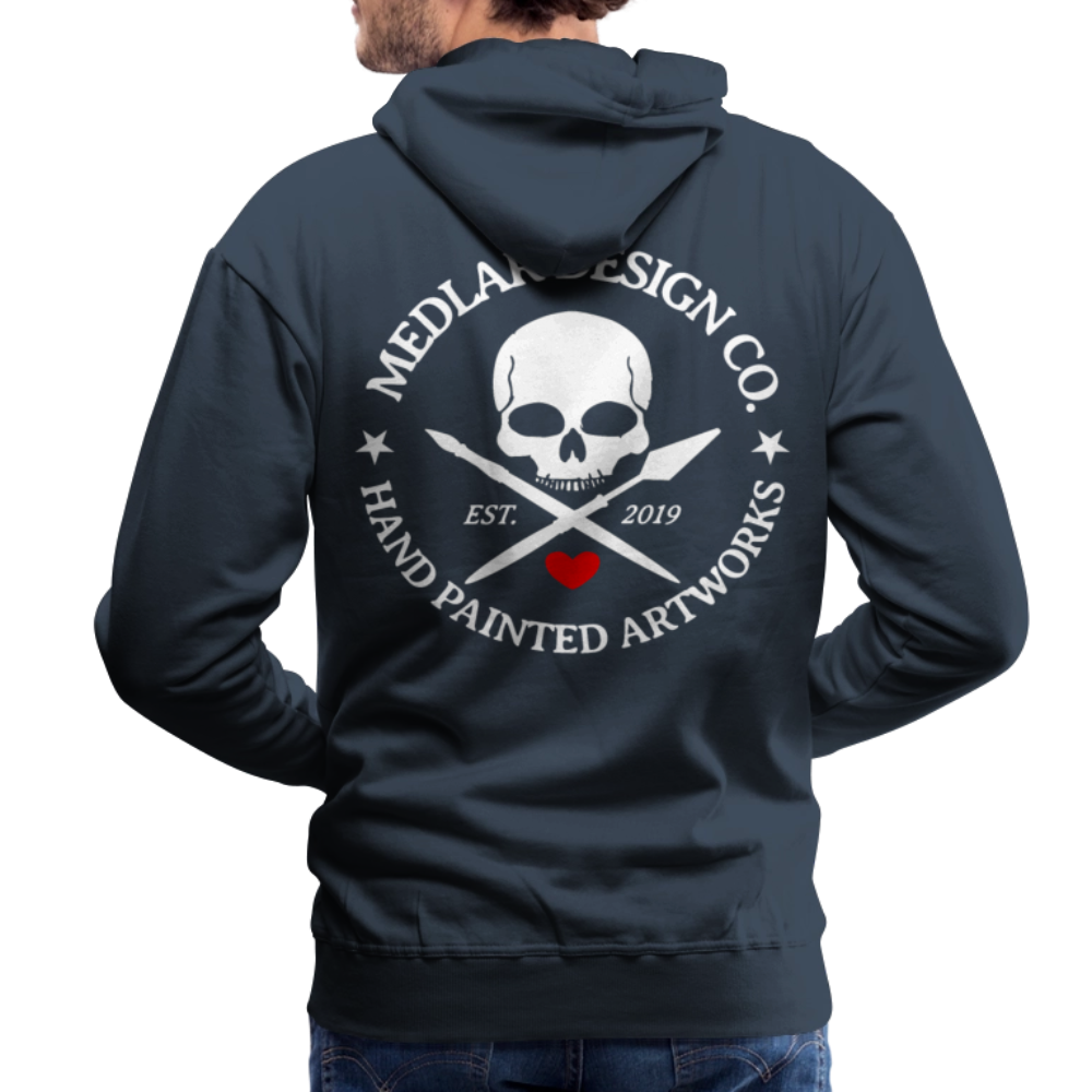 Men’s Premium MEDLAR DESIGN CO. Hoodie - navy