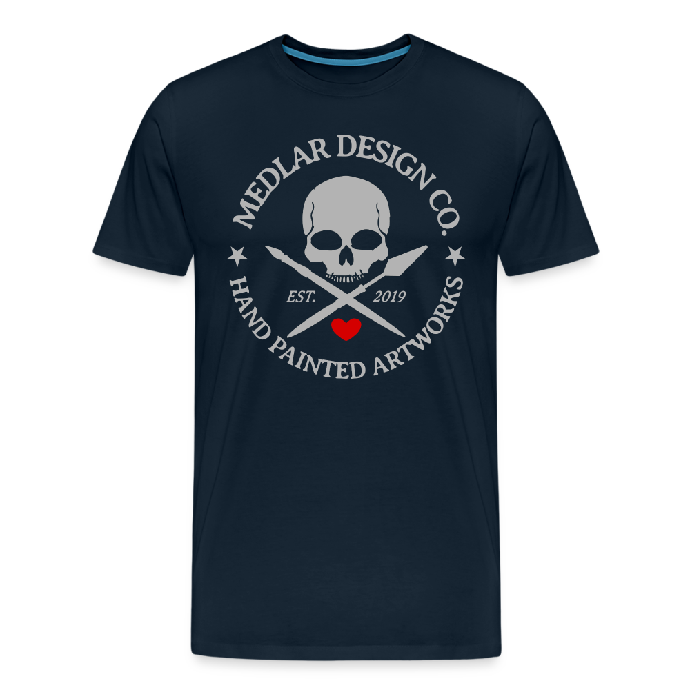 MEDLAR DESIGN CO. Premium T-Shirt - deep navy