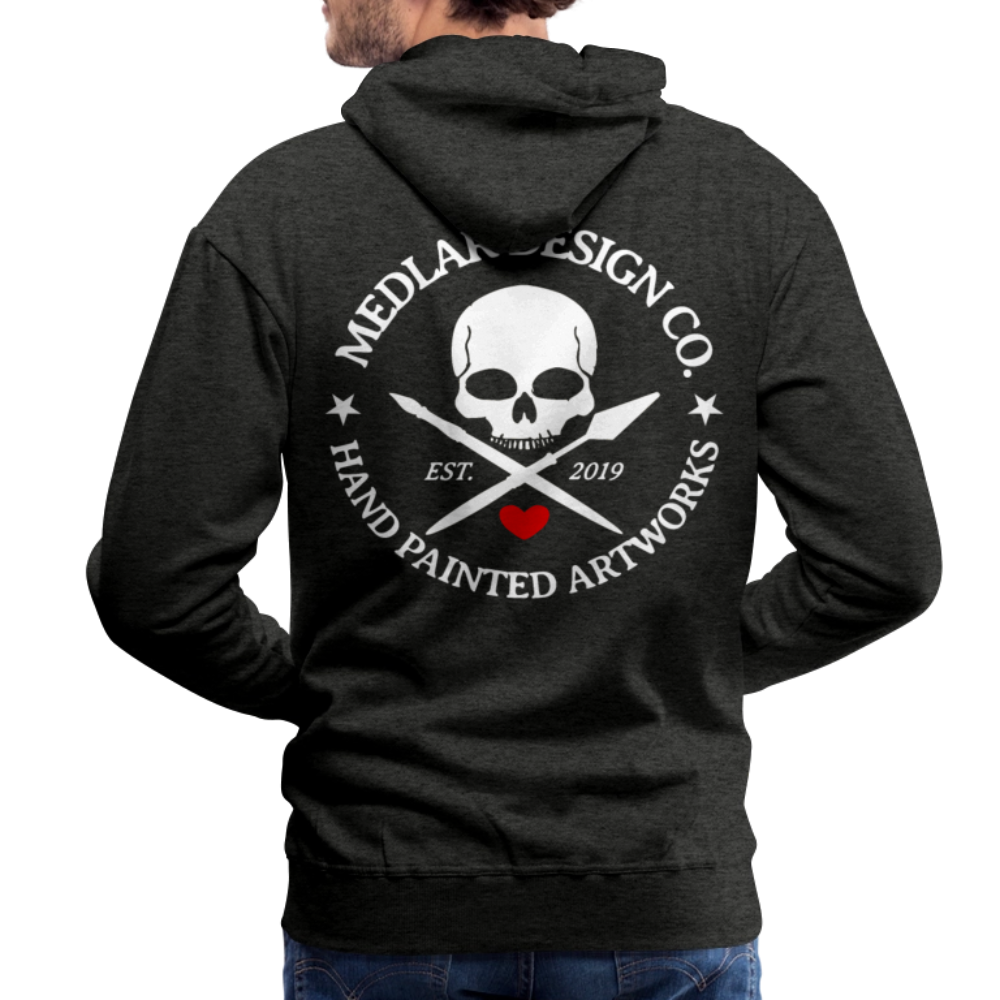 Men’s Premium MEDLAR DESIGN CO. Hoodie - charcoal grey