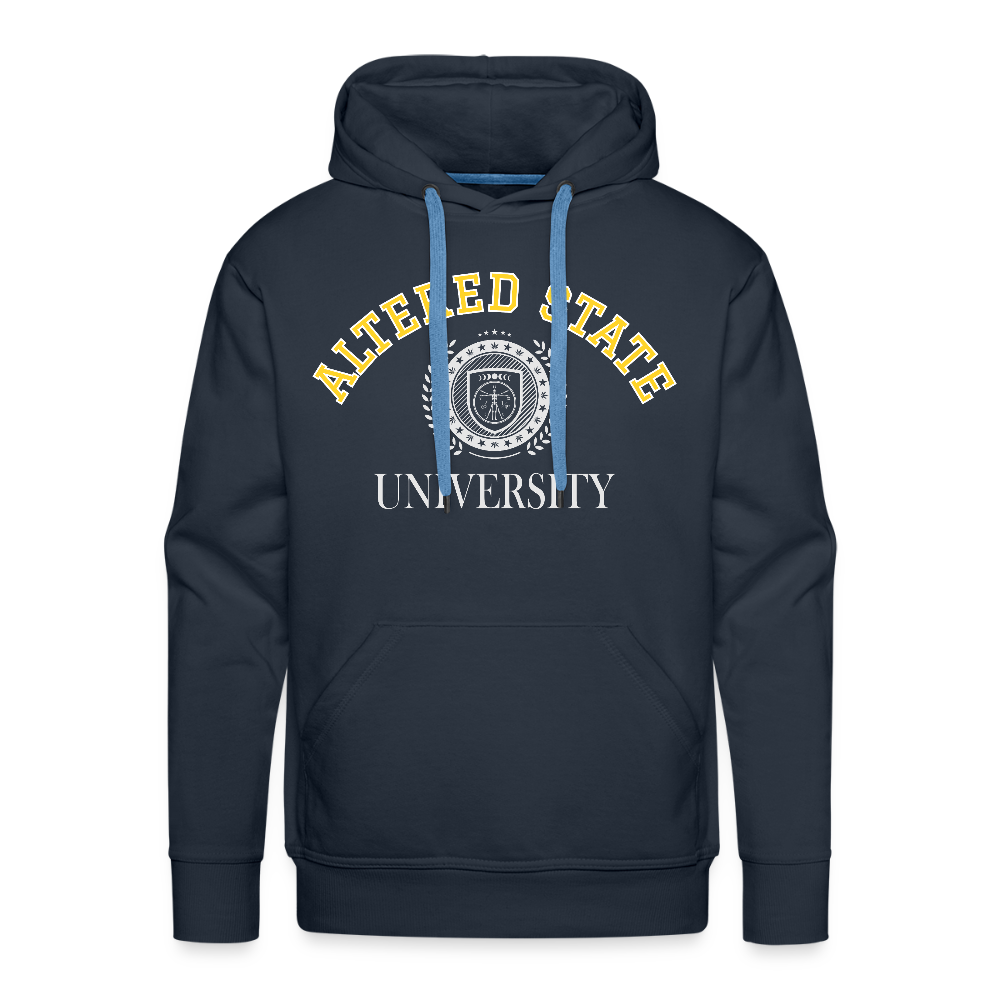 Men’s Premium ALTERED STATE UNIVERSITY Hoodie - navy