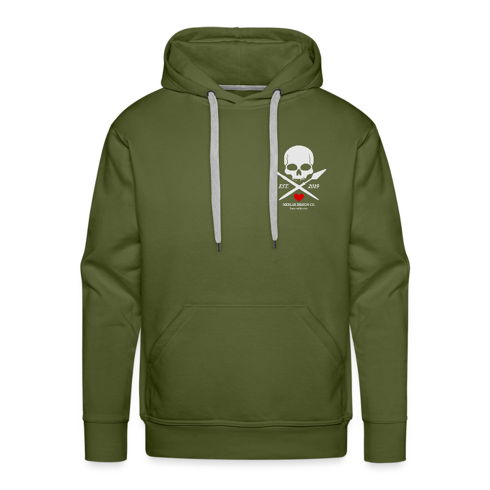 Men’s Premium MEDLAR DESIGN CO. Hoodie - olive green